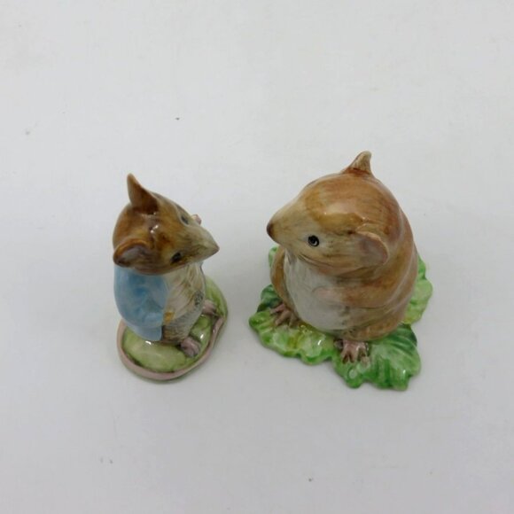 Beatrix Potter Johnny Town-Mouse & Timmy Willie Beswick England Vintage Figurine - Picture 6 of 10
